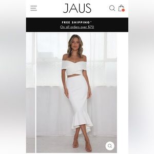 JAUS Galleria two-piece set white